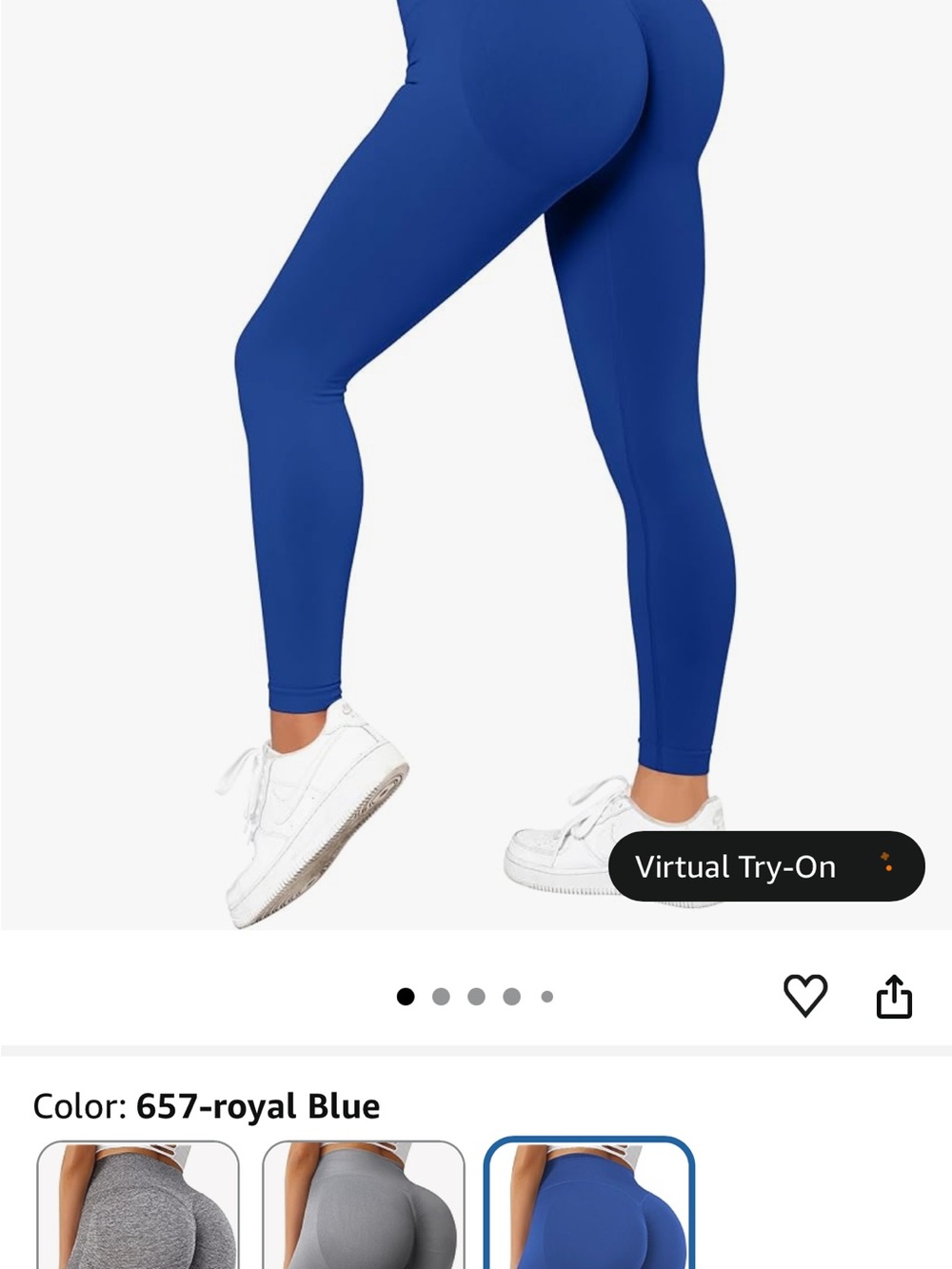 BUNDLE 6 Pairs of “Booty Scrunch” Leggings - Picture 4 of 4